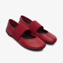 Camper Red Ballerinas Womens - Right Online Ireland | HREUO6934